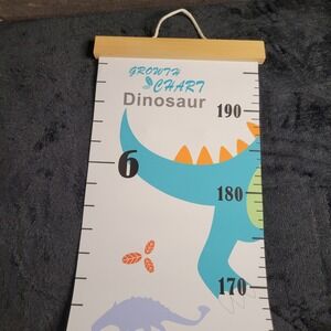 Dinosaur Growth Chart Wall Sticker Kids Room Decor Height Measurement Ruler